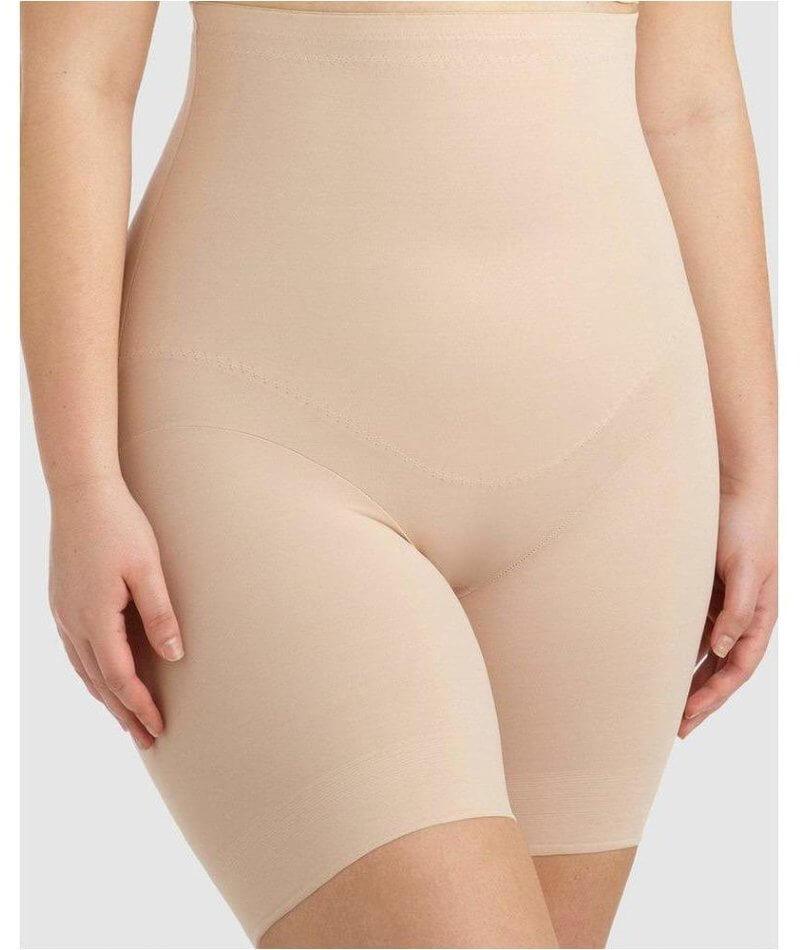 Miraclesuit Adjustable Fit High Waist Thigh Slimmer - Nude - Curvy