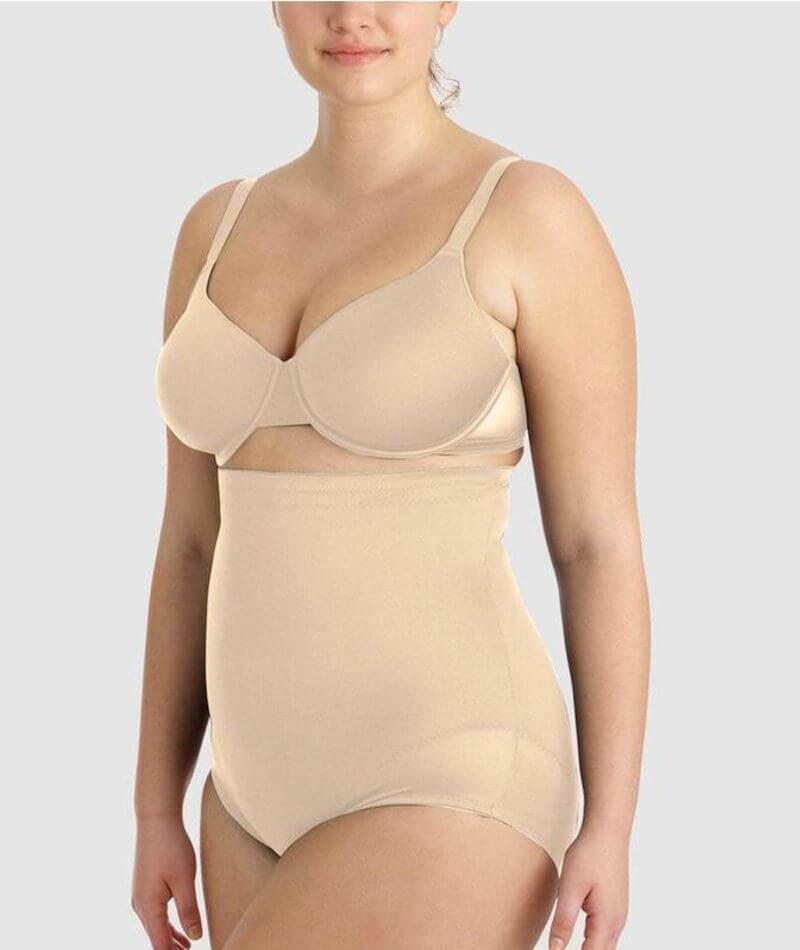Miraclesuit Adjustable Fit-Plus High Waist Brief - Nude Shapewear 