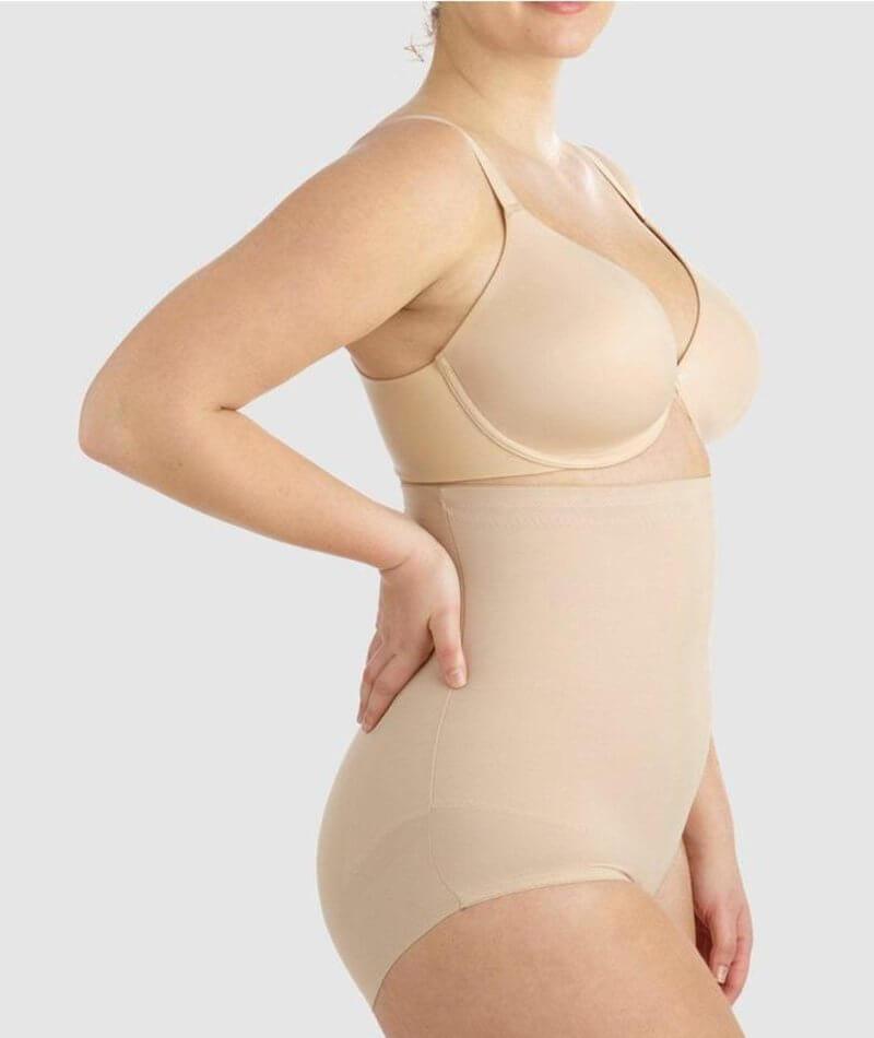 Miraclesuit Adjustable Fit-Plus High Waist Brief - Nude - Curvy
