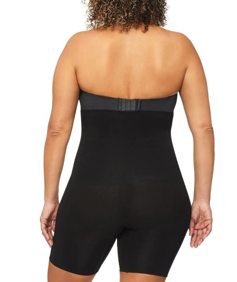 $139 Nancy Ganz Women's Black Body Define Bodysuit Shapewear Size 32B/C