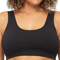 Nancy Ganz Bamboo Essentials Lined Bralette - Black