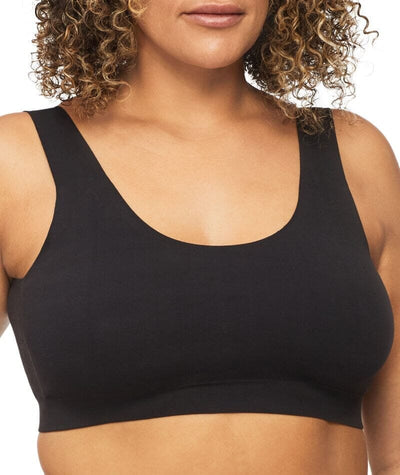 Nancy Ganz Bamboo Essentials Lined Bralette - Black Bras