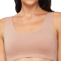 Nancy Ganz Bamboo Essentials Lined Bralette - Mahogany