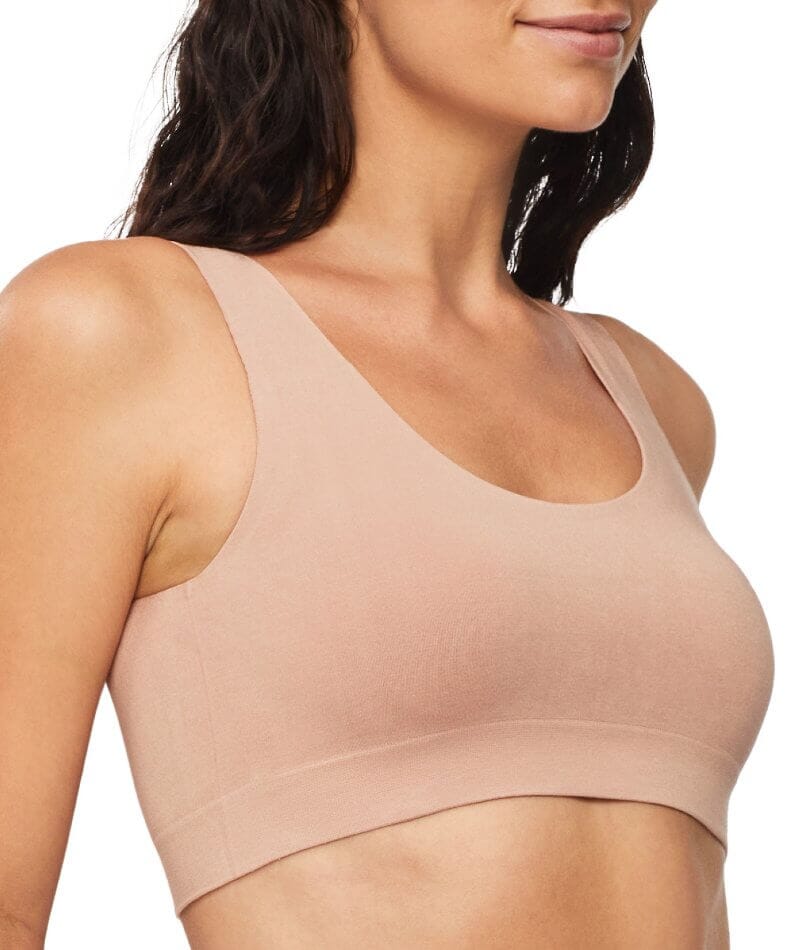 Nancy Ganz Bamboo Essentials Lined Bralette - Mahogany Bras