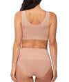 Nancy Ganz Bamboo Essentials Waisted Brief - Mahogany Shapewear