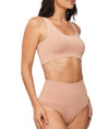 Nancy Ganz Bamboo Essentials Waisted Brief - Mahogany Shapewear