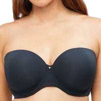 Nancy Ganz Body Define Strapless Full Cup Contour Bra - Black