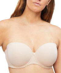 Nancy Ganz Body Define Strapless Full Cup Contour Bra - Warm Taupe