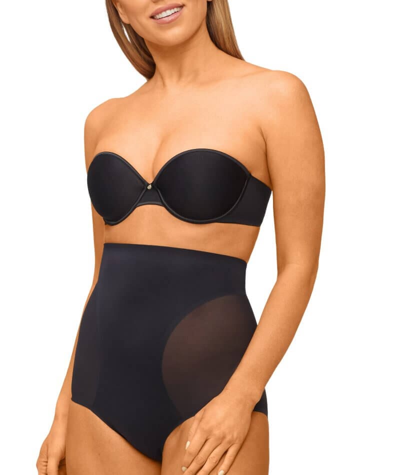 Nancy Ganz Body Light Spacer Strapless Bra - Black - Curvy Bras