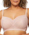 Nancy Ganz Revive Amelia Wire-free Lace Full Cup Bra - Rose Quartz Bras