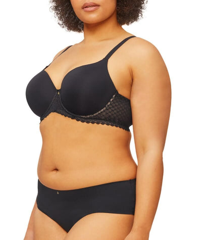 Nancy Ganz Revive Ava Lace Full Coverage Contour Bra - Black Bras