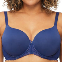 Nancy Ganz Revive Ava Lace Full Coverage Contour Bra - Blue Depths