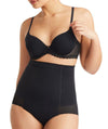 Nancy Ganz Revive Lace High Waisted Brief - Black Shapewear