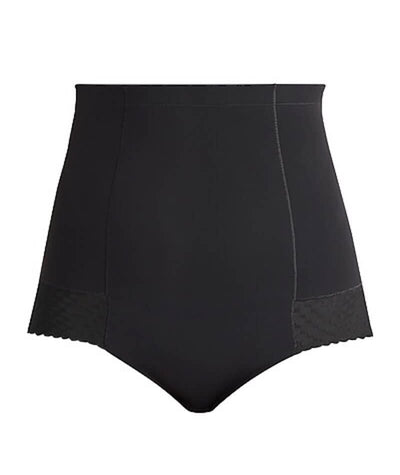 Nancy Ganz Revive Lace High Waisted Brief - Black Shapewear