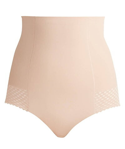 Nancy Ganz Revive Lace High Waisted Brief - Warm Taupe Shapewear
