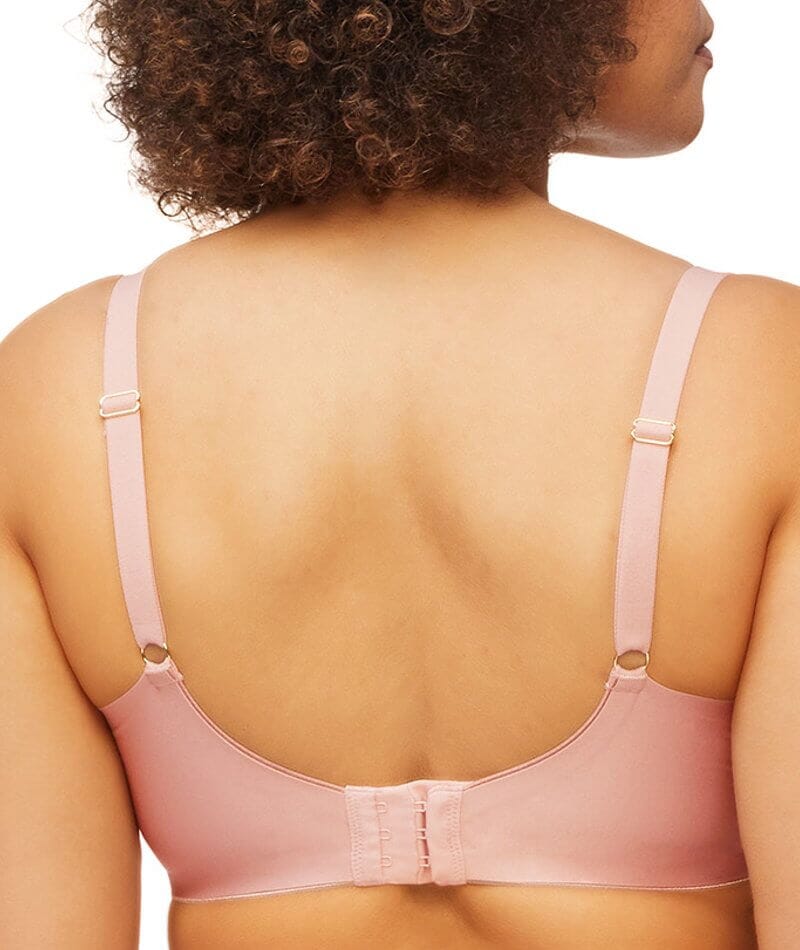 Nancy Ganz Revive Maya Underwire Lace Minimiser Bra - Rose Quartz Bras