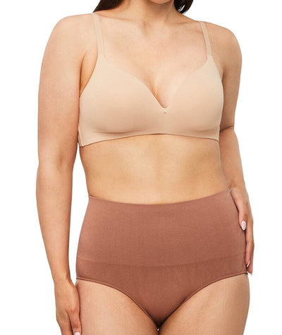 Nancy Ganz Revive Smooth Wire-free Full Cup Bra - Warm Taupe Bras