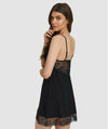 Oh!Zuza Lace Detail Chemise - Black Sleep / Lounge