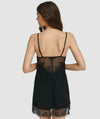 Oh!Zuza Lace Detail Chemise - Black Sleep / Lounge