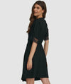 Oh!Zuza Lace Trim Robe - Black Sleep / Lounge