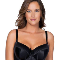 Parfait Charlotte Padded Underwired Bra - Black - Curvy Bras