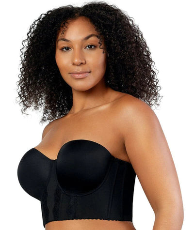 Parfait Elissa Seamless Underwire Padded Longline Strapless Bra - Black Bras