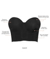 Parfait Elissa Seamless Underwire Padded Longline Strapless Bra - Black Bras