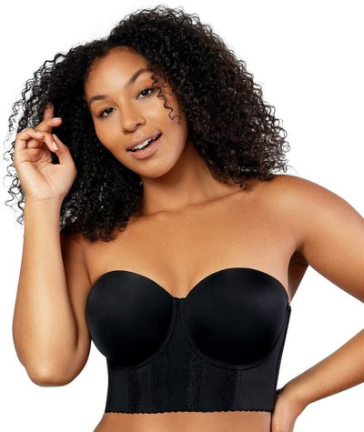 ELOMI Women's Plus Size Smooth Strapless Seamless Underwire T