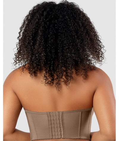 Parfait Elissa Seamless Underwire Padded Longline Strapless Bra - Mid Nude Bra