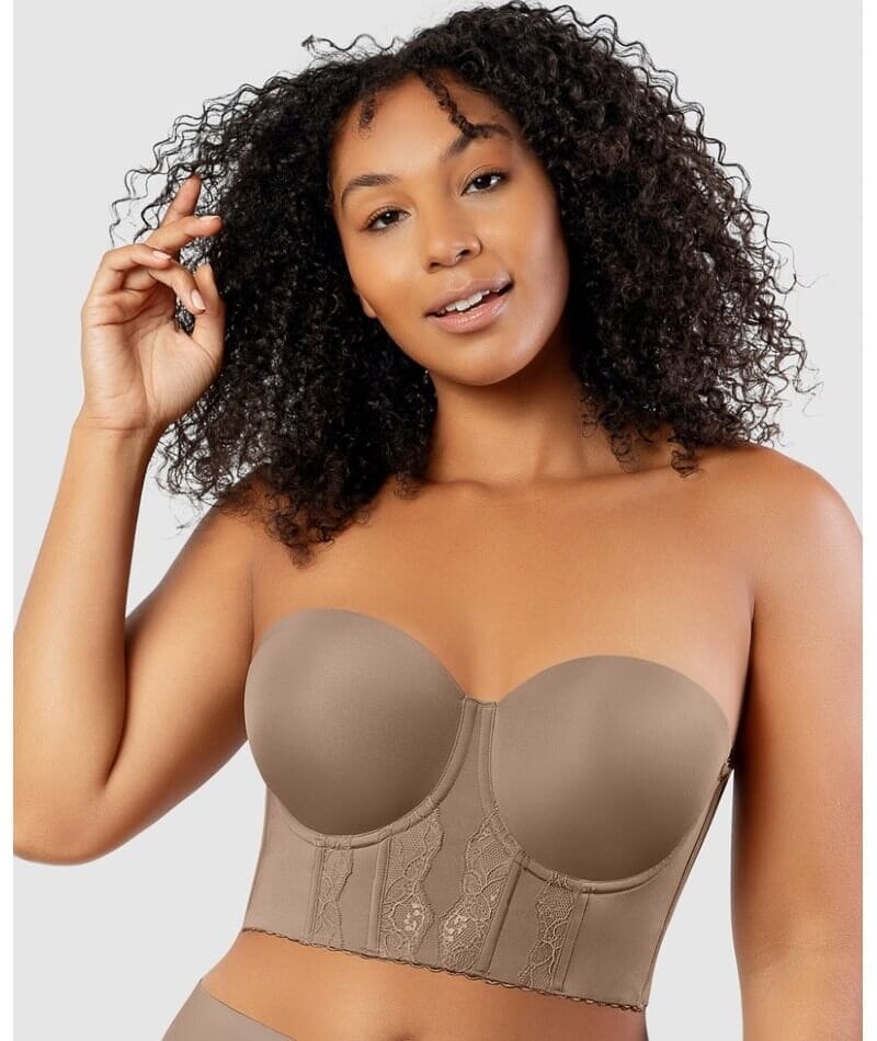 Parfait Elissa Seamless Underwire Padded Longline Strapless Bra