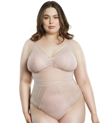 Parfait Mia Dot Plus Bodysuit - Cameo Rose Bras