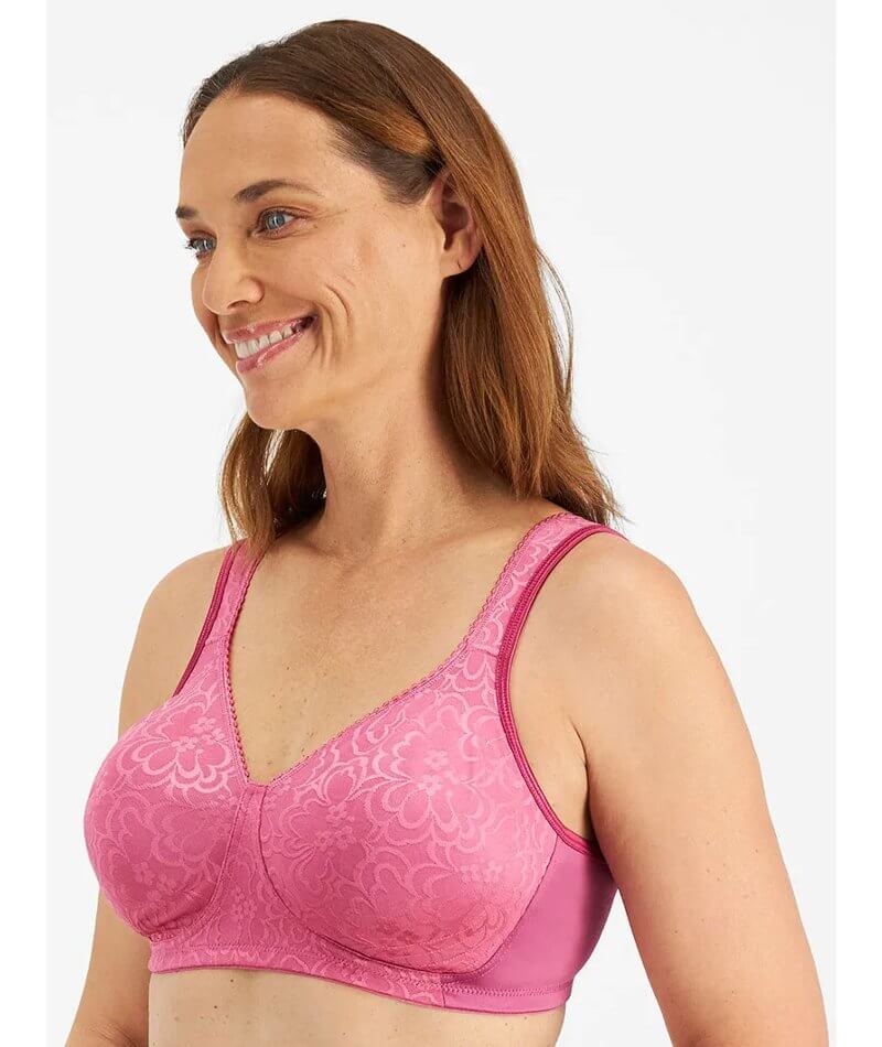 Playtex 18-Hour Ultimate Lift Wireless Bra, Wirefree Bra with Support, Full-Coverage  Wireless Bra for Everyday Comfort, Mauve Glow, 36B : : Clothing,  Shoes & Accessories
