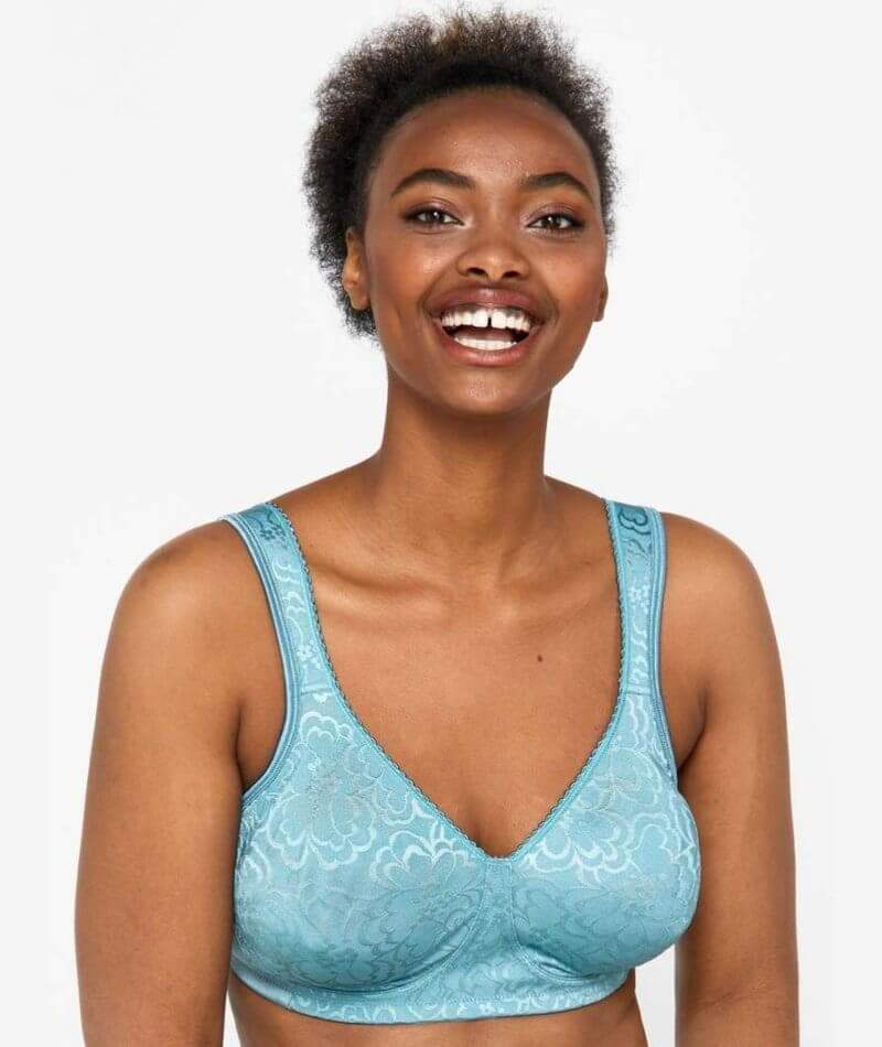 Playtex 18 Hour Ultimate Lift & Support Wire-Free Bra - Sage Green - Curvy  Bras