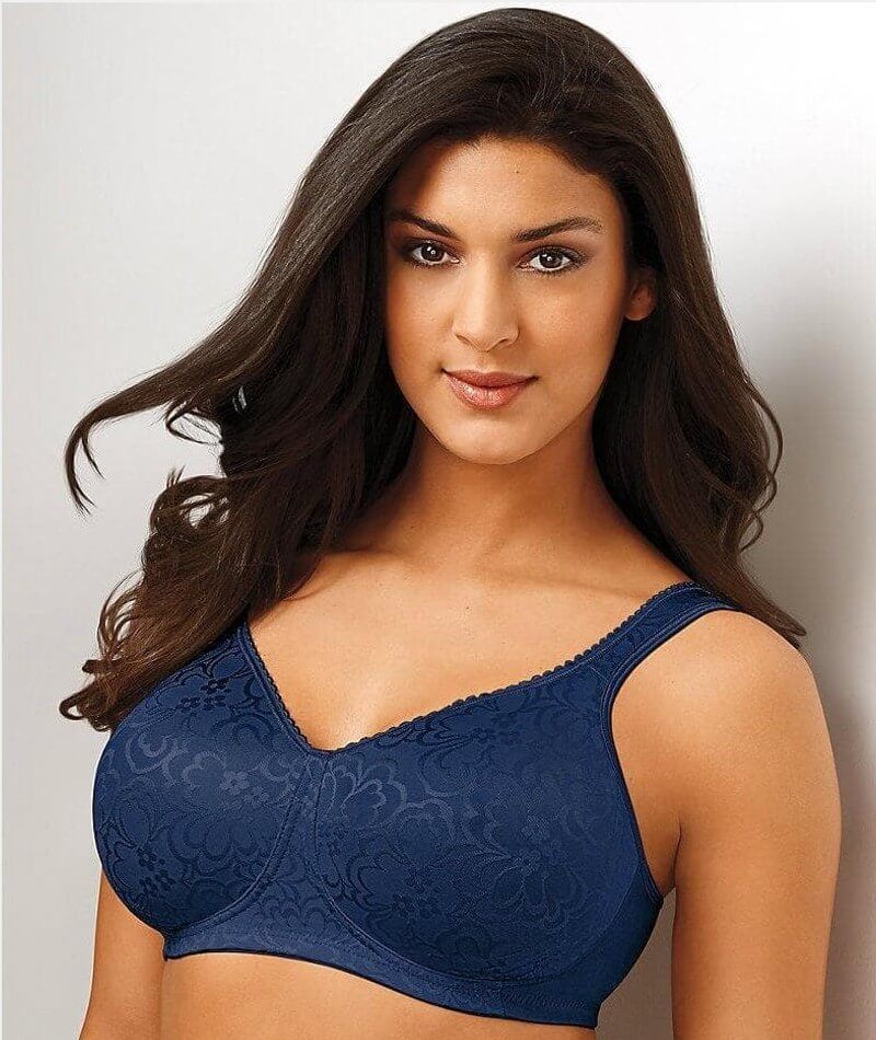 Playtex 18-Hour Ultimate Lift Support Wirefree Bra in Blue Velvet