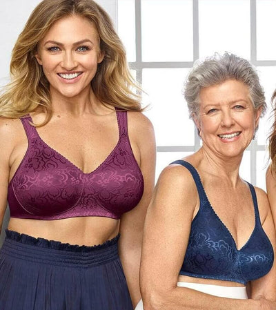 Playtex 18 Hour Ultimate Lift & Support Wirefree Bra - Private Jet - Curvy  Bras