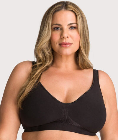 Playtex Comfort Flex Fit Wire-free Bra - Black Bras S