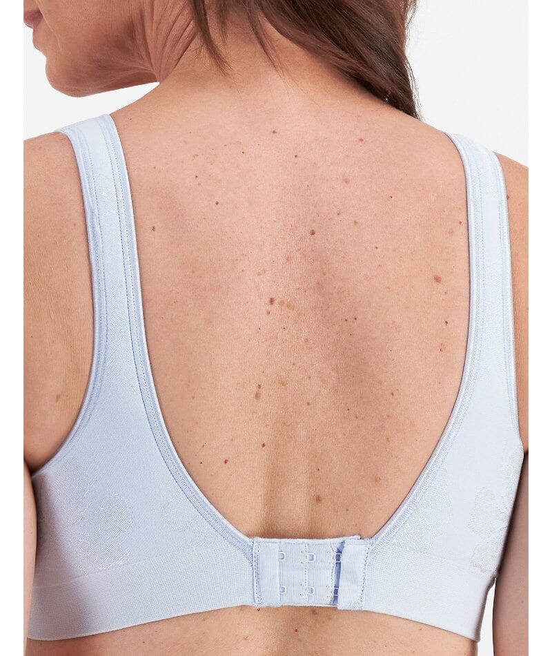 Playtex Comfort Revolution Contour Wire-free Bra - Blue Floral Bras