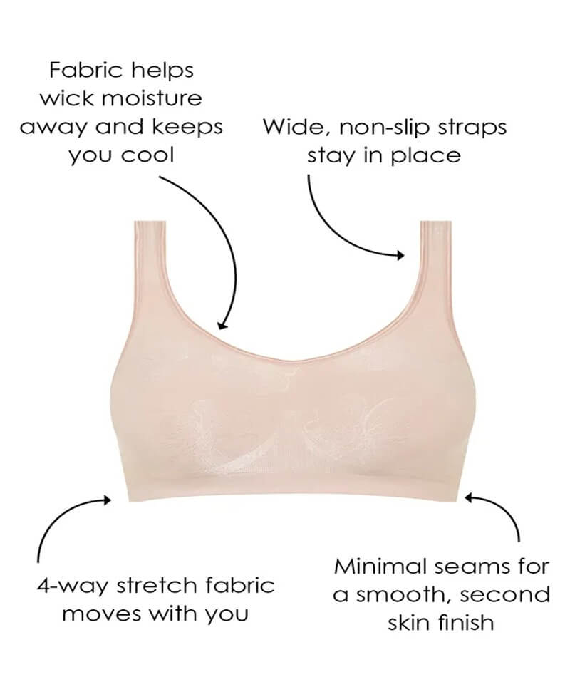 Playtex Comfort Revolution Contour Wire-free Bra - Sandshell