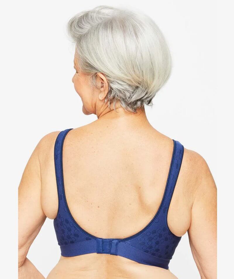 Playtex Comfort Revolution Contour Dot Wire Free Bra - In The Navy Bras 
