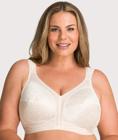 Playtex Bra 0020 Size 34c 18 Hour Full Coverage Beige Wire for