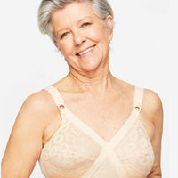 Playtex 18 Hour Cross Your Heart Wire-Free Lace Bra - Beige