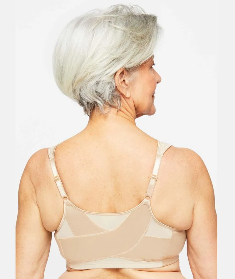 Playtex 18 Hour Front Closing Wire-free Posture Bra - Nude - Curvy