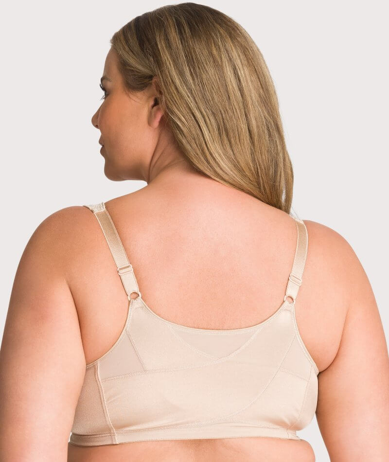 Playtex 18 Hour Front Closing Wire-free Posture Bra - Nude - Curvy Bras