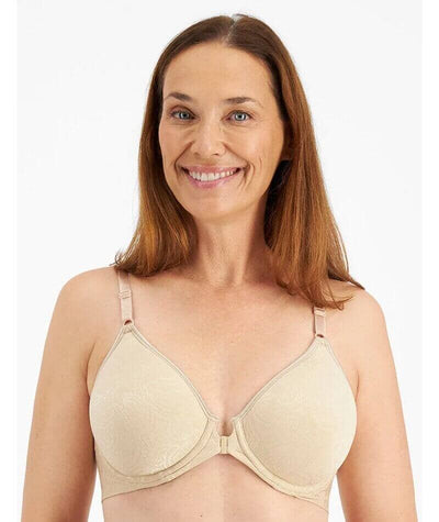 Playtex Front Closure Wire-free Bra - Nude Bras