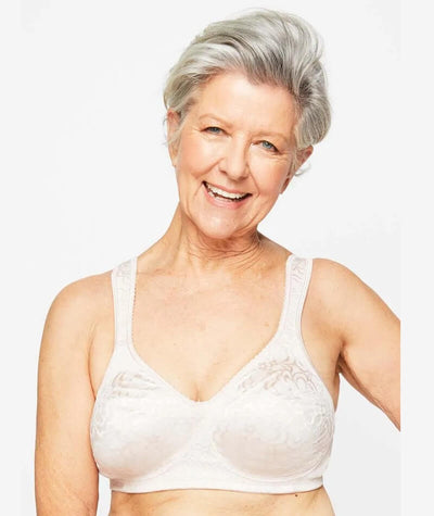 Playtex 18 Hour Sleek and Seamless Bra 4803 Wirefree 44b Nude for sale  online