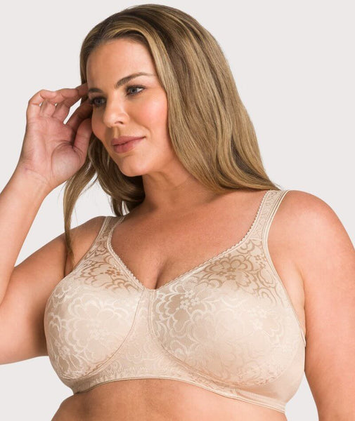 Playtex Secrets Side Smoothing Wirefree Bra Ivory Pearl 36D