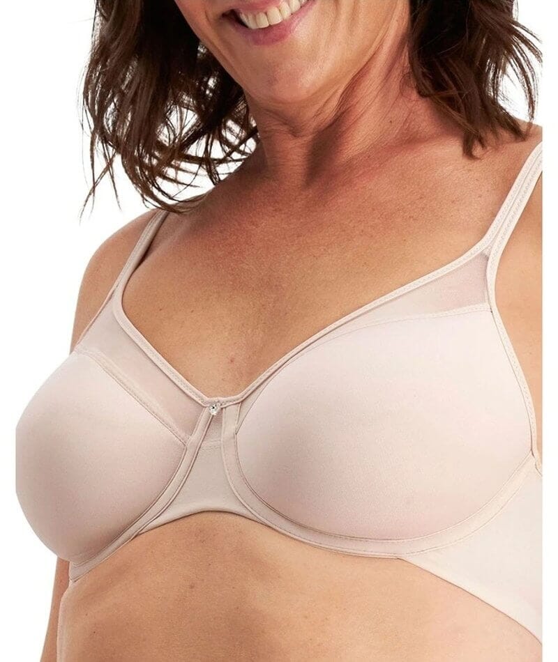 Playtex Ultralight Illusion Neckline Underwire Bra - Sandshell Bras