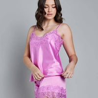 Pleasure State Eve Cami and Short Set - Cyclamen