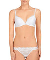 Pleasure State My Fit Lace FMO Push-Up Plunge Bra - White Bras