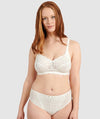 Sans Complexe Ariane Classic Lace & Microfiber Brief - Ivory Knickers